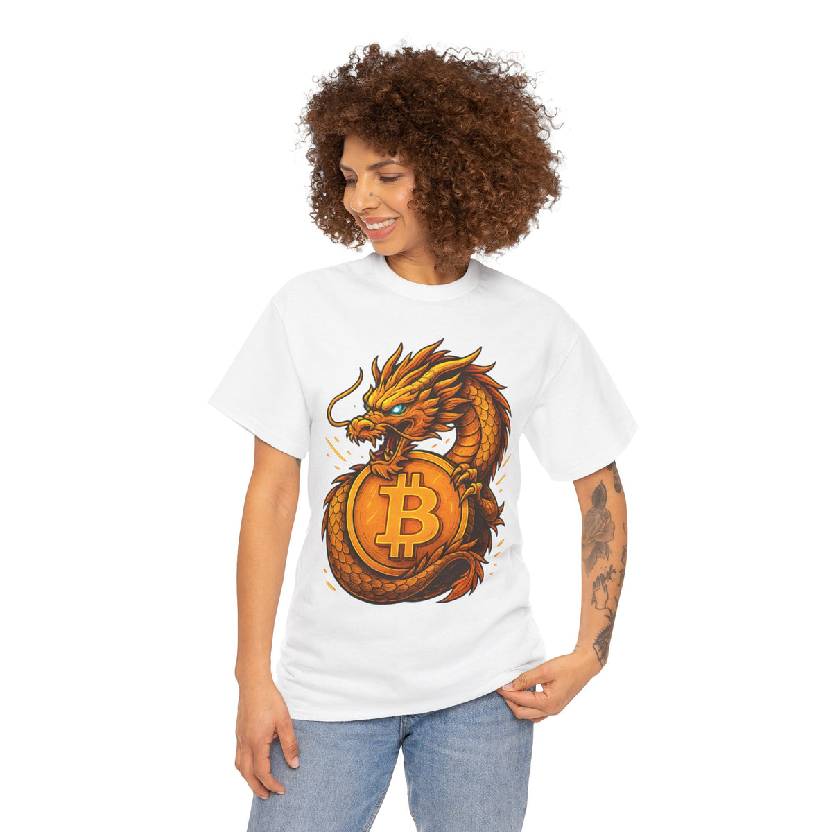 Bitcoin Dragon | Bold Collection T-shirt