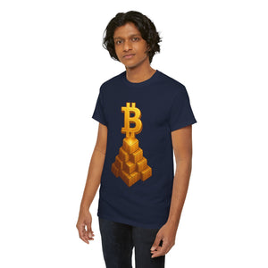 Maglietta della collezione Bold Pyramid di Bitcoin 