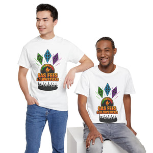 Maglietta con tariffe del carburante e bastoncini luminosi 