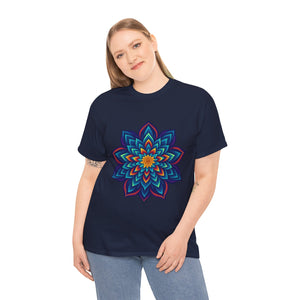 Radiant Bloom Mandala T-Shirt