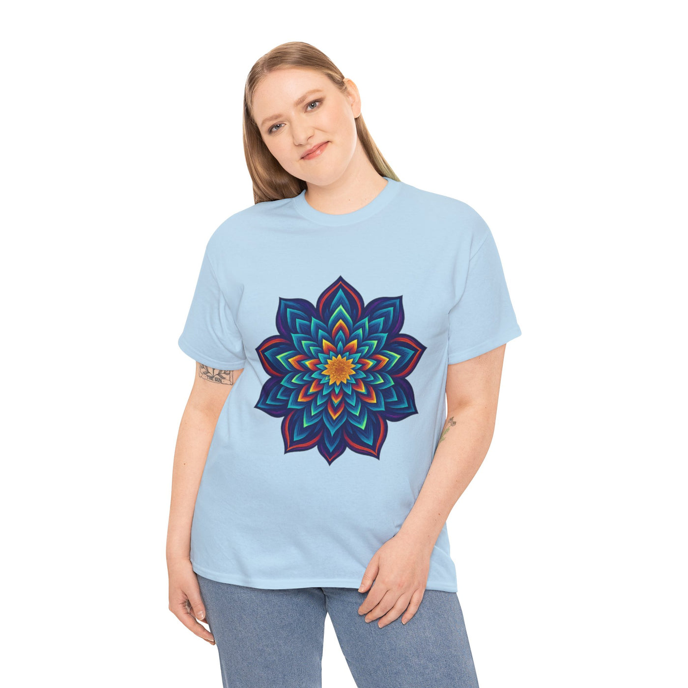 Radiant Bloom Mandala T-Shirt