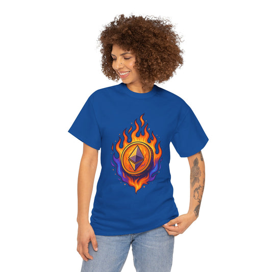 Ethereum Flame – Bold Crypto T-Shirt