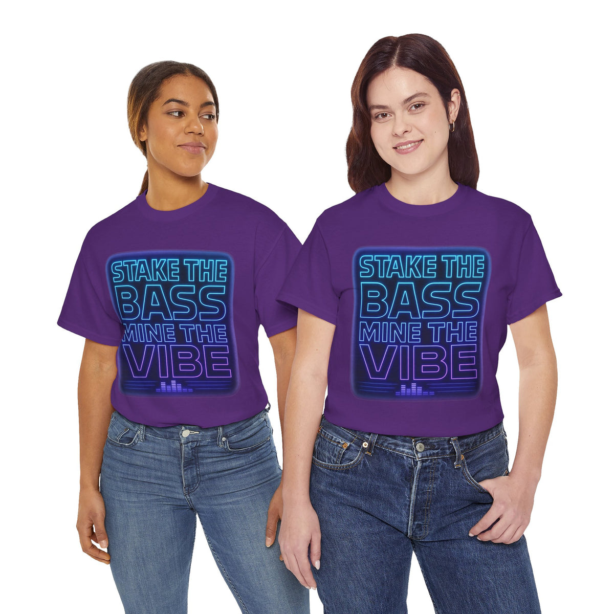 Maglietta "Stake the Bass, Mine the Vibe" 