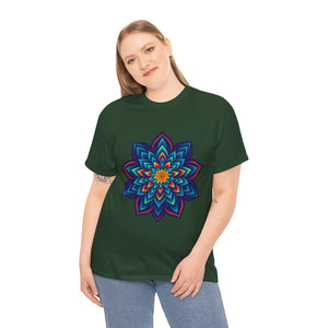 Radiant Bloom Mandala T-Shirt